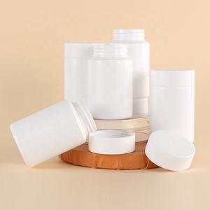 Pot en plastique HDPE pour compléments alimentaires, blanc, 100 ml, 150 ml, 500 ml, 1000 ml, 5 oz, 16 oz, récipient vide pour protéines en poudre, lait en poudre, avec bouchon à vis - Product Image 4