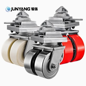 Roues pivotantes en acier ISO 6/8/10/12 pouces pour conteneurs maritimes avec frein et blocage rigide – Pièces et accessoires pour conteneurs - Product Image 5