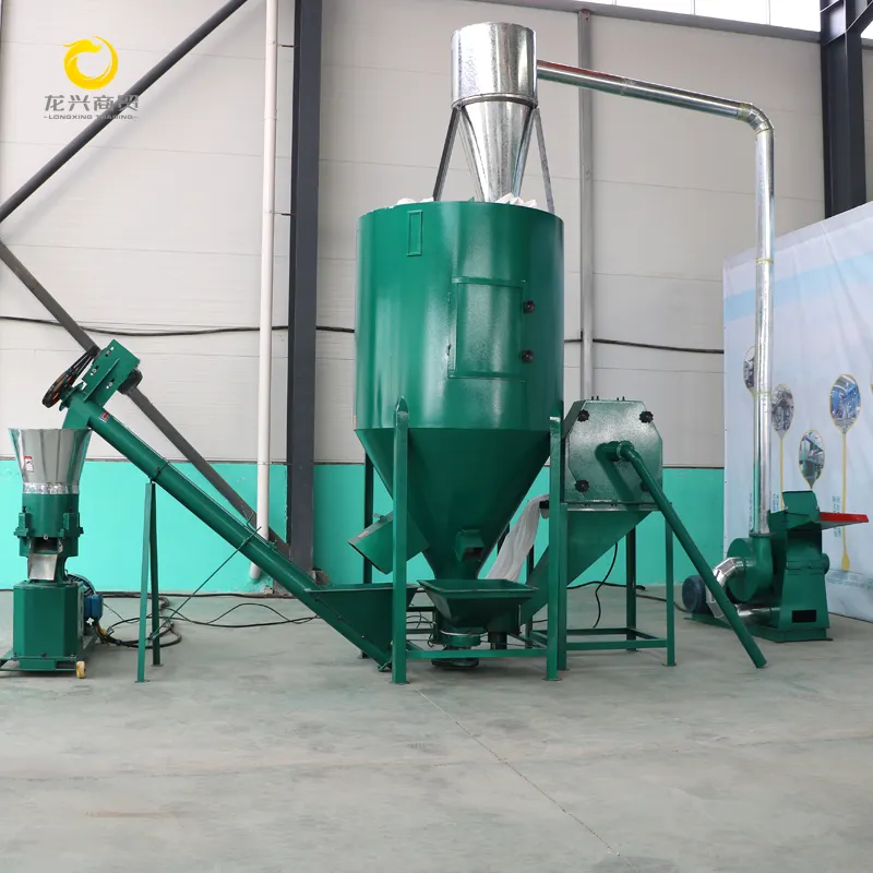 Best Popular Farm Use Small Capacity Corn Crusher and Pellet Machine From Longxing