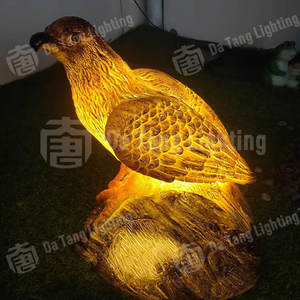 ไฟตกแต่งรูปนกอินทรีกลางแจ้งแบบ LED IP65 สำหรับเทศกาลฮาโลวีนและรอมฎอน เหมาะสำหรับตกแต่งสวนสาธารณะและพื้นที่ชมวิว - Product Image 3