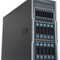 ZhenLoong 2.5-inch 8 Bay NVMe U.2 SSD Hot-swap Module Cage With 32Gb Backplane SFF8654/Installation of 2 Optical Drive Positions