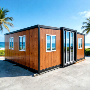 Maison conteneur préfabriquée extensible et modulable de 40, 30 ou 20 pieds pour une vie compacte, 5 chambres, mobile, empilable, personnalisée, clé en main - Product Image 1
