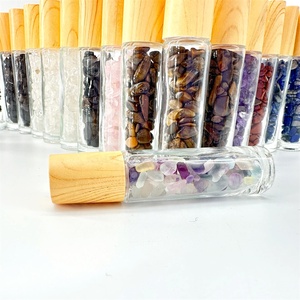 Vente en gros de flacons en verre pour huiles essentielles de 10 ml, flacons à bille en cristal, flacons à parfum - Product Image 2
