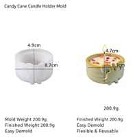 Moule à gâteau en silicone 3D 2026 pour la création de nouveaux moules, boîte de rangement de Noël, pot à bougie en plâtre, pot à plantes succulentes