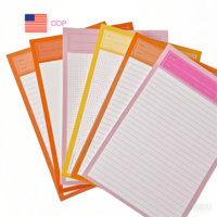 Bloc de Notas Diario Personalizado de 3x3 Pulgadas - Juego de Blocs de Notas Desprendibles Personalizados para Oficina