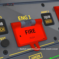 Module de pilotage Xplane12 pour simulateur de vol avec panneau supérieur de cockpit, compatible Flight Simulator 2020/2024