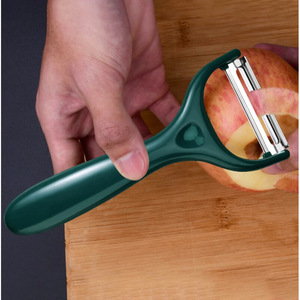 <b>Kitchen</b> Peeler Stainless Steel Blade <b>Plastic</b> Handle Fruit Vegetable Peeler For Potato Apple Melon - Product Image 4