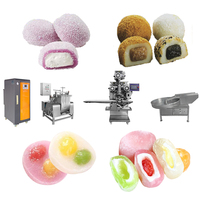 Fabrika toptan ticari otomatik küçük mochi dondurma şekillendirme makinesi sanayi