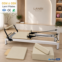Machine de Pilates Reformer en aluminium avec logo couleur personnalisé, équipement de yoga et de Pilates avec planche à ressorts, accessoires de fitness