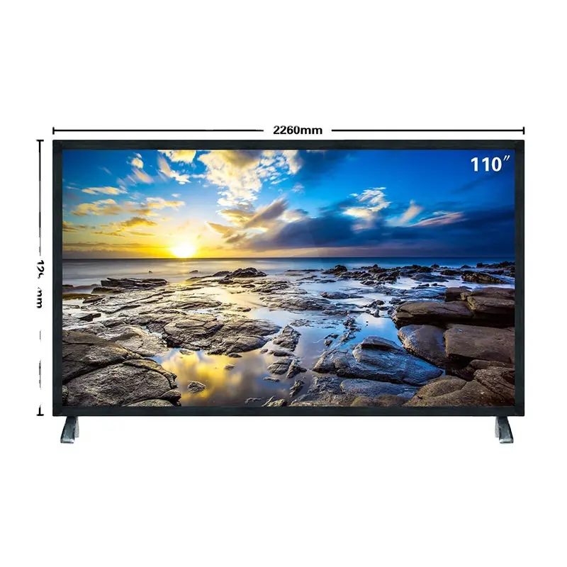 32inch 40inch 50inch 60inch Smart Led Tv Full Hd 3d Black USB OEM Item Bathroom Color Support Signa Televisionl VGA Input