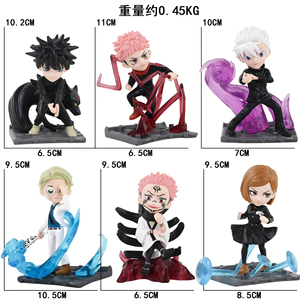 Action Figure di Satoru Gojo da <span class=keywords><strong>Jujutsu</strong></span> <span class=keywords><strong>Kaisen</strong></span>, Decorazione da Scrivania in PVC con Scatola Sorpresa - Product Image 2