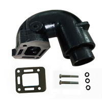 Collecteur et colonne montante Mercruiser 3.0l 4 cylindres de haute qualité 3.0L et 3.0lx Collecteur d'échappement et colonne montante Mercruiser Marine