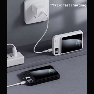 Batterie <span class=keywords><strong>externe</strong></span> magnétique 10000mAh, <span class=keywords><strong>chargeur</strong></span> portable sans fil 15W, PD 20W QC3.0 Type-C pour smartphone - Product Image 5