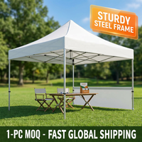 Tente de camping pop-up grande auvent pliable 3x3 3x6, gazebo pour événements et salons professionnels, auvent extérieur en tissu Oxford, tente d'activités de camping