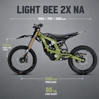 Moto électrique tout-terrain Surron Light Bee 2 Shadow Black 24KW 410Nm