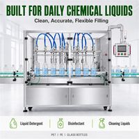 Machine de remplissage automatique ZXSMART à 8 têtes pour détergent, shampoing, savon liquide pour les mains et liquides de nettoyage
