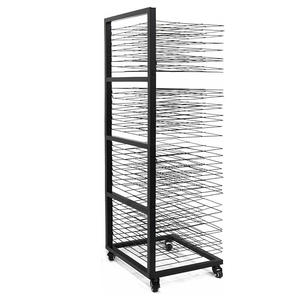 Mobile in metallo solido rivestito di potenza arte stendino con 25 scaffali flessibili organizzatore per scuole e <span class=keywords><strong>club</strong></span> d'arte - Product Image 2