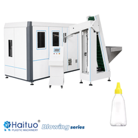Machine de soufflage de bouteilles PET automatique Mitsubishi PLC avec moteur et pompe pour les petites et moyennes usines d'emballage