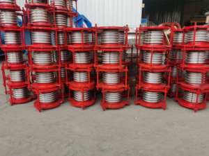 Joints <span class=keywords><strong>de</strong></span> dilatation flexibles en acier inoxydable 316L haute pression, compensateur d'échappement en acier zingué, soufflets à vapeur - Product Image 6