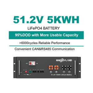 Batterie de télécommunication <span class=keywords><strong>Shoto</strong></span> 51,2 V 100 Ah, pack de batteries 6000 cycles, batterie murale pour système de stockage d'énergie domestique - Product Image 2