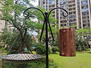 Vente en gros de crochet de berger à cinq <span class=keywords><strong>pattes</strong></span> en métal d'usine crochet de <span class=keywords><strong>mouton</strong></span> d'art de jardin crochet de lampe de cour en fer - Product Image 4