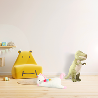 Benutzer definierte schöne niedliche Cartoon Micro Nerz Baby Tier weichen Plüsch tier Kinder Kissen mit Faser
