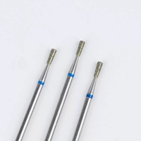 Accessoires pour ponceuse à ongles électrique : Fraise conique diamantée 3/32 pouces, Fraise rotative pour cuticules, Embouts de manucure, Embouts de meulage à dents en acier inoxydable