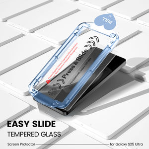 Accessoires pour téléphone, kit d'installation facile sans poussière, protection d'écran en verre trempé 3D 9H transparente comme du cristal pour Samsung S25 S26 Ultra - Product Image 2