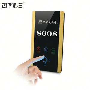 กริ่งประตูโรงแรม LED อัจฉริยะปรับแต่งได้พร้อมดีไซน์หรูหราคุณภาพสูงสวิตช์สัมผัสสไตล์โมเดิร์นสำหรับอพาร์ทเมนต์และโรงแรม - Product Image 4