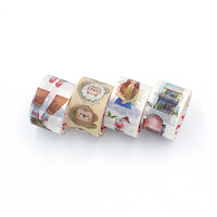Personnalisé imprimé japonais Washi ruban artisanat mignon Kawaii autocollants ruban de masquage pour salle de classe décor retour à l'école Scrapbook Journal