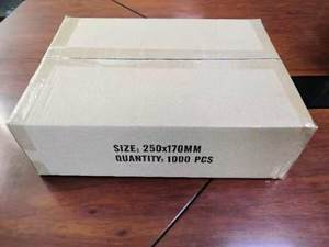 Etiqueta de lista de envío autoadhesiva de plástico transparente JLL, bolsa de sobre de lista de embalaje de mensajería de papel Kraft con bolsillo para uso de velas - Product Image 4
