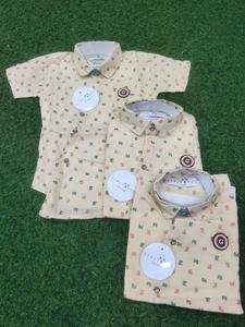 Chemises à manches courtes en coton élégantes pour garçons, qualité supérieure, tissu confortable, vêtements décontractés modernes pour l'école et la famille - Product Image 2