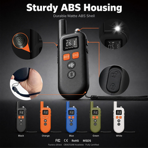 Collar de Adiestramiento para Perros Recargable Rosa Sin Choques con Control Remoto, Vibración y Sonido, Material de Nailon Reflectante, Resistente al Agua IP67 - Product Image 6