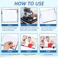 Cadre photo carré en ardoise vierge de sublimation de 20x20cm Cadre photo personnalisé Nouveauté pour mariage, anniversaire