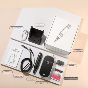 เครื่องเจียรเล็บแบบชาร์จไฟได้ 35000 รอบต่อนาที 45 วัตต์ พร้อมหน้าจอขนาดใหญ่ สำหรับร้านทำเล็บเท้า - Product Image 5