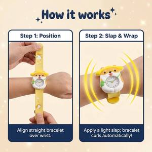 นาฬิกาข้อมือซิลิโคน PVC ลายสัตว์ 3 มิติ ตลกๆ น่ารัก เหมาะเป็นรางวัลในโรงเรียน รูปสุนัข - Product Image 3