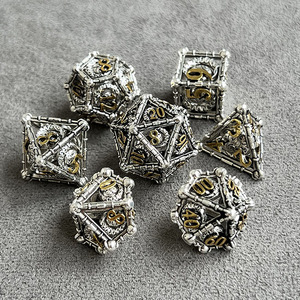 Hollow Dragon Custom D10 Metal Polyhedral Dice para Dnd Game Accessories para <span class=keywords><strong>Dungeons</strong></span> and Dragons <span class=keywords><strong>Desktop</strong></span> RPG Games - Product Image 3