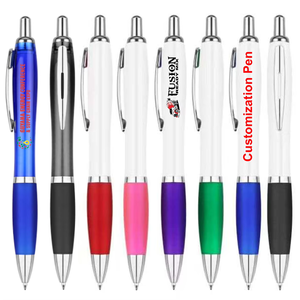 Penne promozionali colorate Twist-Action divertenti con Logo personalizzato per accattivanti omaggi del marchio - Product Image 1