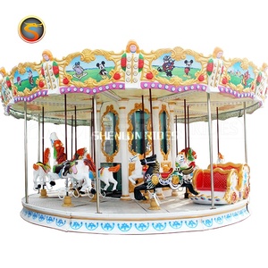 Zona di interfaccia macchina da divertimento per bambini fiera mery go round carusel horse ride - Product Image 4