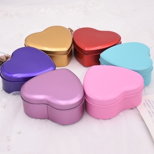 Wedding Gift Heart shaped Metal Packaging Tin Box Chocolate Candy Tin Box