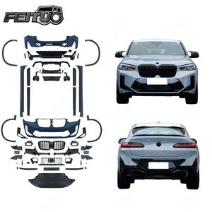 Kit carrosserie FeiTuo pour BMW X4 G02 2022+ Mise à niveau vers le style X4M Pièces automobiles M40dX M40iX Pare-chocs de voiture Jupes latérales Passage de roue - Product Image 2