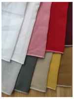 Tissu Voile Uni 100% Polyester Doux et Transparent Blanc pour Rideaux de Fenêtre - Fournisseur d'Usine CC-806