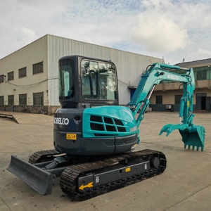 KOBELCO SK50SR Excavadora usada de 5 toneladas Último modelo 90% Nueva miniexcavadora original aprobada por EPA CE con motor central a la venta - Product Image 5