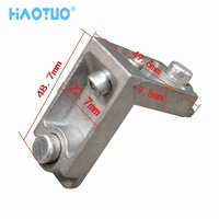 Accesorios Modernos para Puertas y Ventanas de Aluminio con Instalación por Tornillos, Conector de Esquina de Perfil Fundido a Presión de 90 Grados