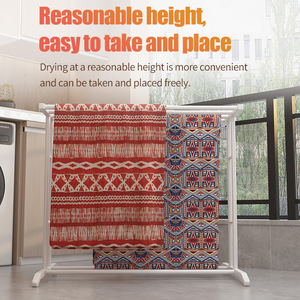 Jinsheng Floor Standing Clothes <b>Rack</b> 62.5cm Base Durable Modern Design For Bedroom Balcony <b>Drying</b> - Product Image 3