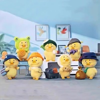 Autentico Upsetduck Annoying Duck Blind Box Peluche da Collezione Figurina in Scala 1/12 Confezione Originale Decorazione da Scrivania Regalo Perfetto
