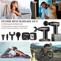 Mini Pistolet de Massage Musculaire Fascial Vibrant Rechargeable