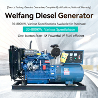 Groupe électrogène diesel WF 380V triphasé 125KVA/150KVA/187KVA, tout cuivre, sans balais, pour alimentation de secours, 50Hz/60Hz, modèle ATS, type silencieux