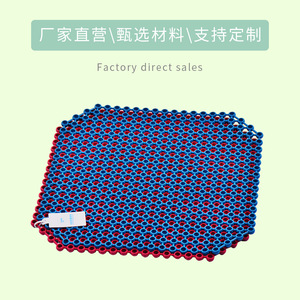 Silicone Mesh Hollow Ball Massage Cushion Back Support Anti Slip Mat For Car Office Seat Wear Resistant RoHS Compliant - Product Image 4