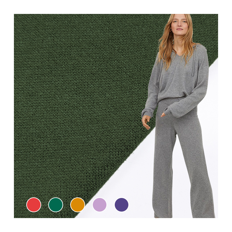 Plain Dyed Nylon Spandex Double Knitted Fabric, Wholesale Polyester Rayon Hacci Fabric for Women Clothes/